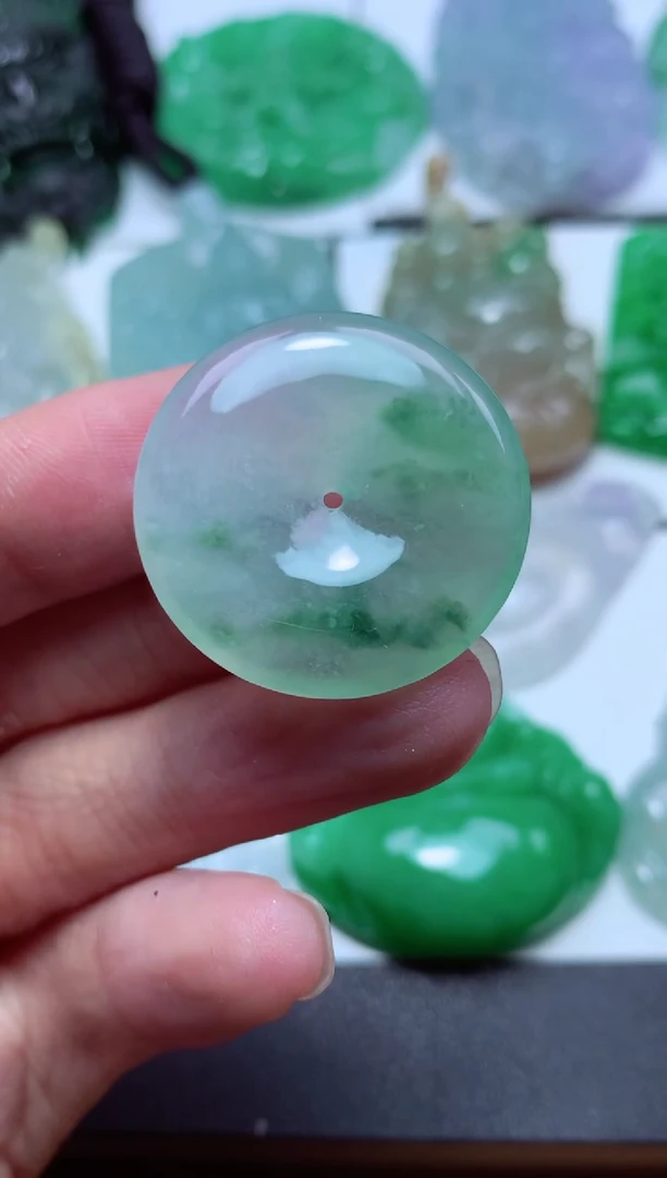 翡翠未镶嵌颈饰天然翡翠