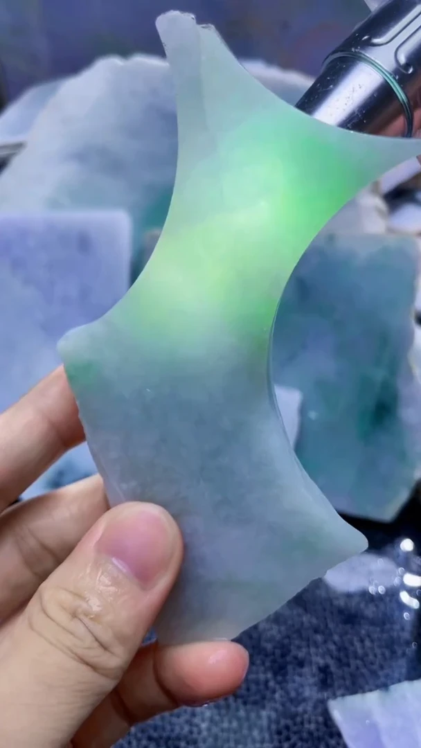 裸石翡翠天然A货翡翠板料