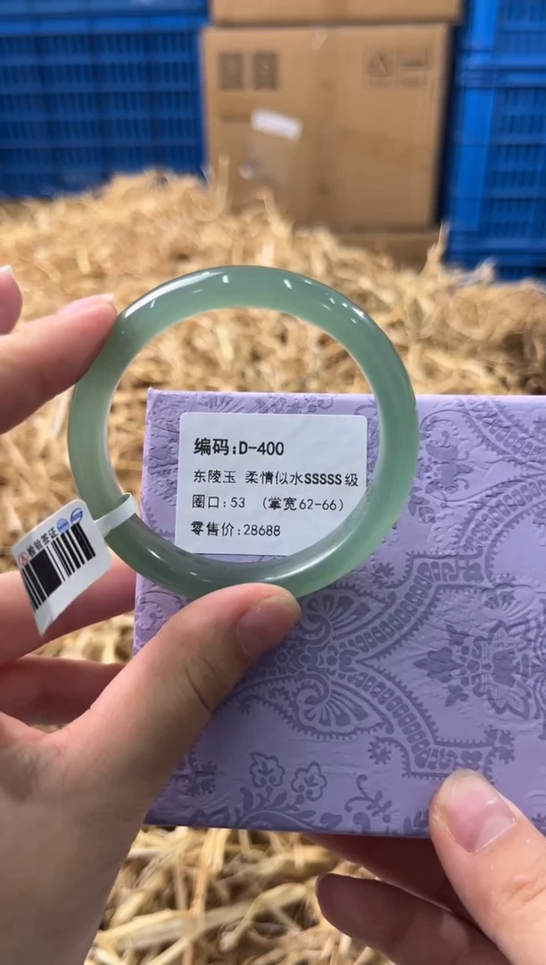 未镶嵌手镯石英质玉D-400