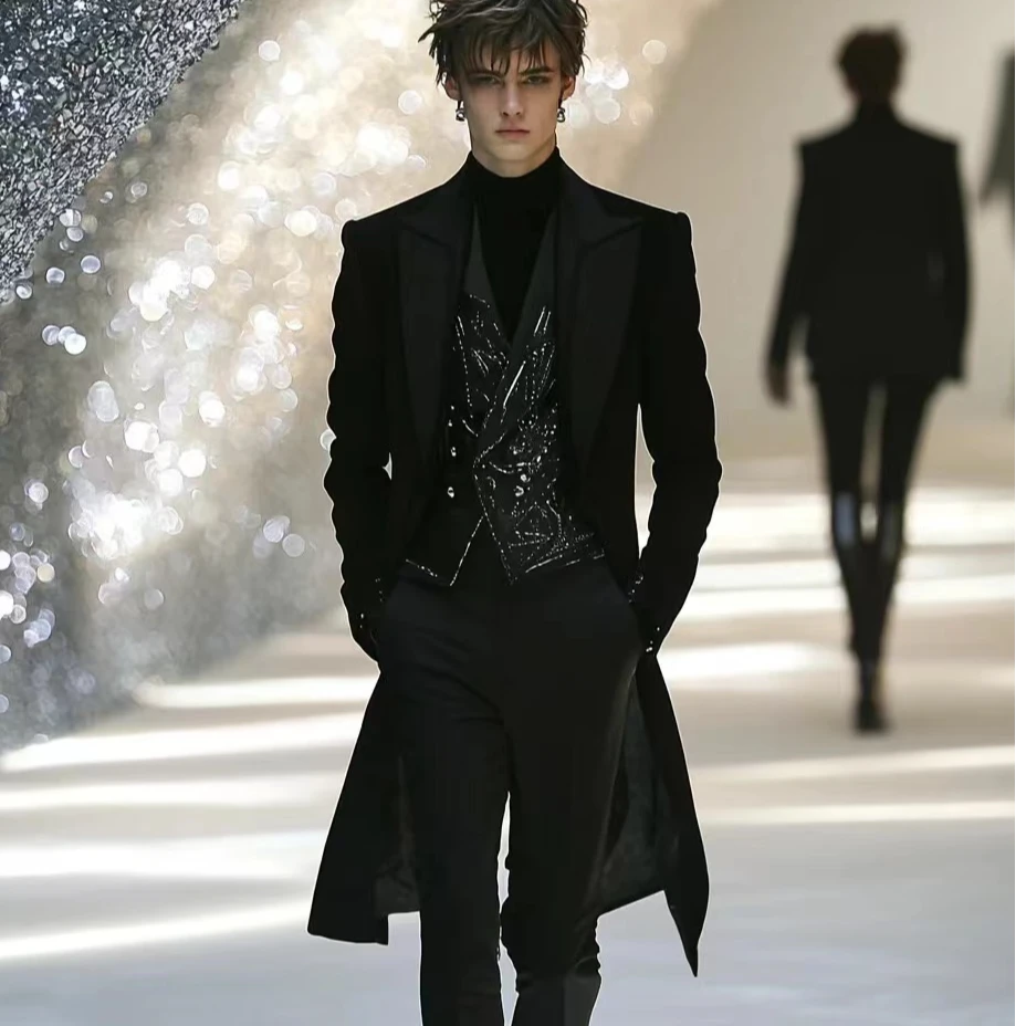 BR007158潮牌WANG刺绣25新年红限定情侣款T恤