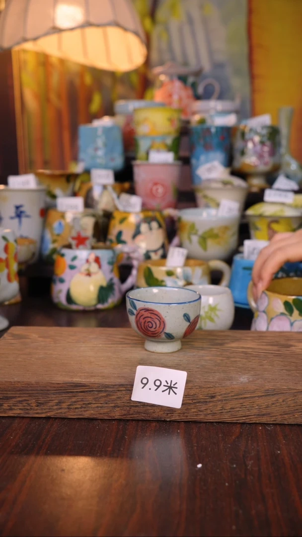 摆件泥垚手作 景德镇手工手绘器物