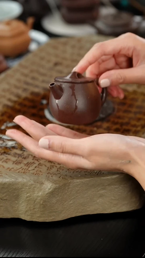 茶壶紫砂天青小儒林100cc（电）