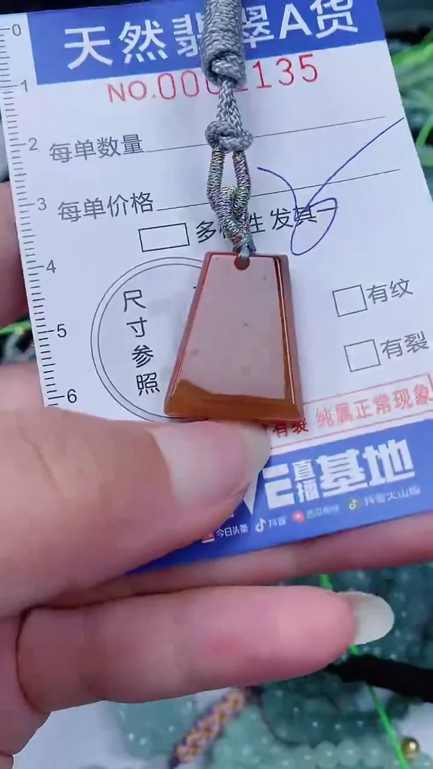 翡翠未镶嵌颈饰00001135