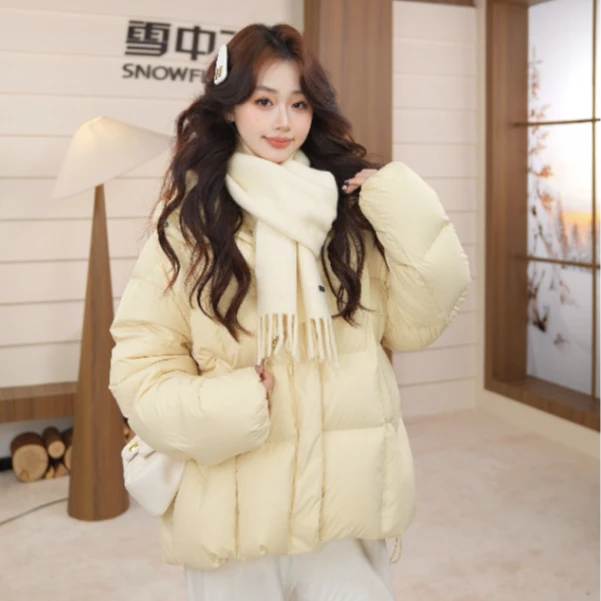【25年新品上新】雪中飞女士休闲保暖连帽羽绒服X250140206