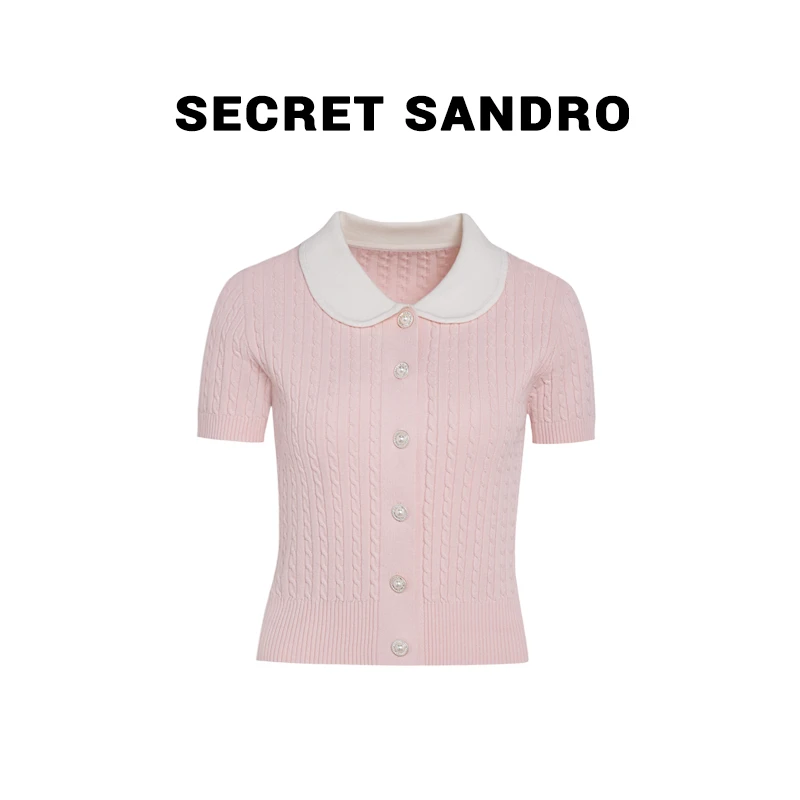 【潘朵拉】Secret Sandro 楚楚 百搭甜美毛衫 M55202026C