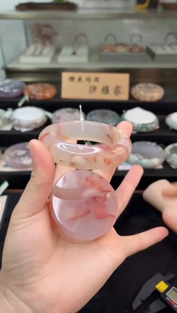 未镶嵌手镯石英质玉57圈口（赠品镯心）2s411