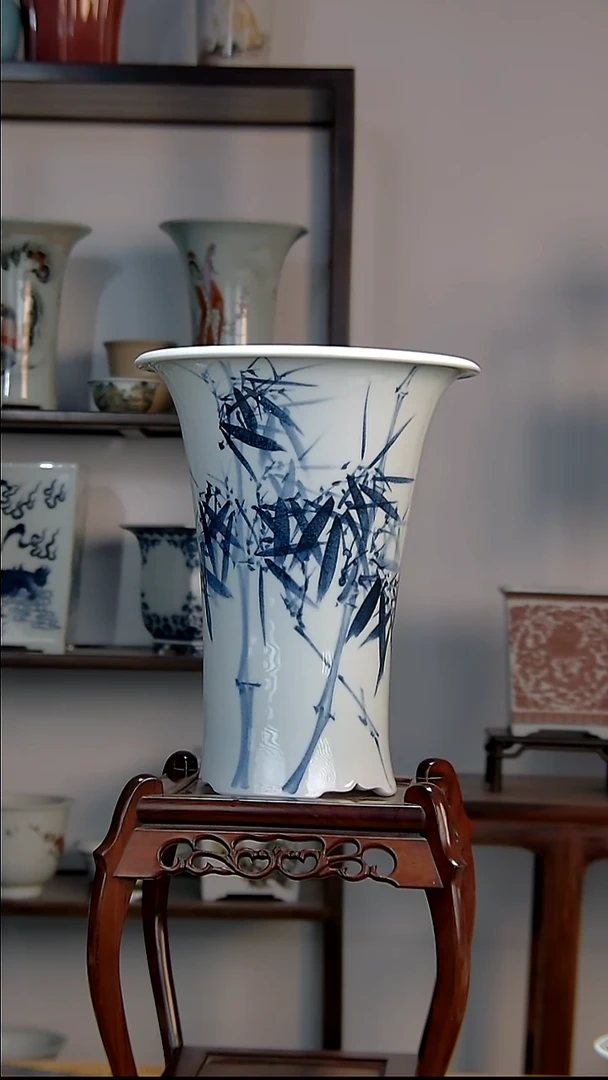 景德镇陶瓷手工花盆