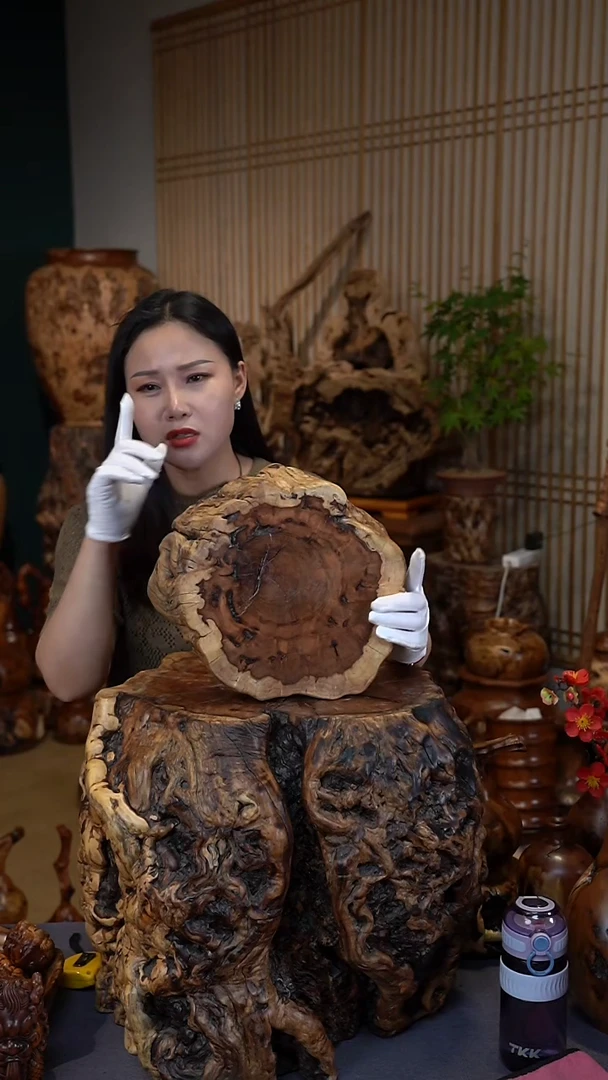 枣木雷击枣木底座