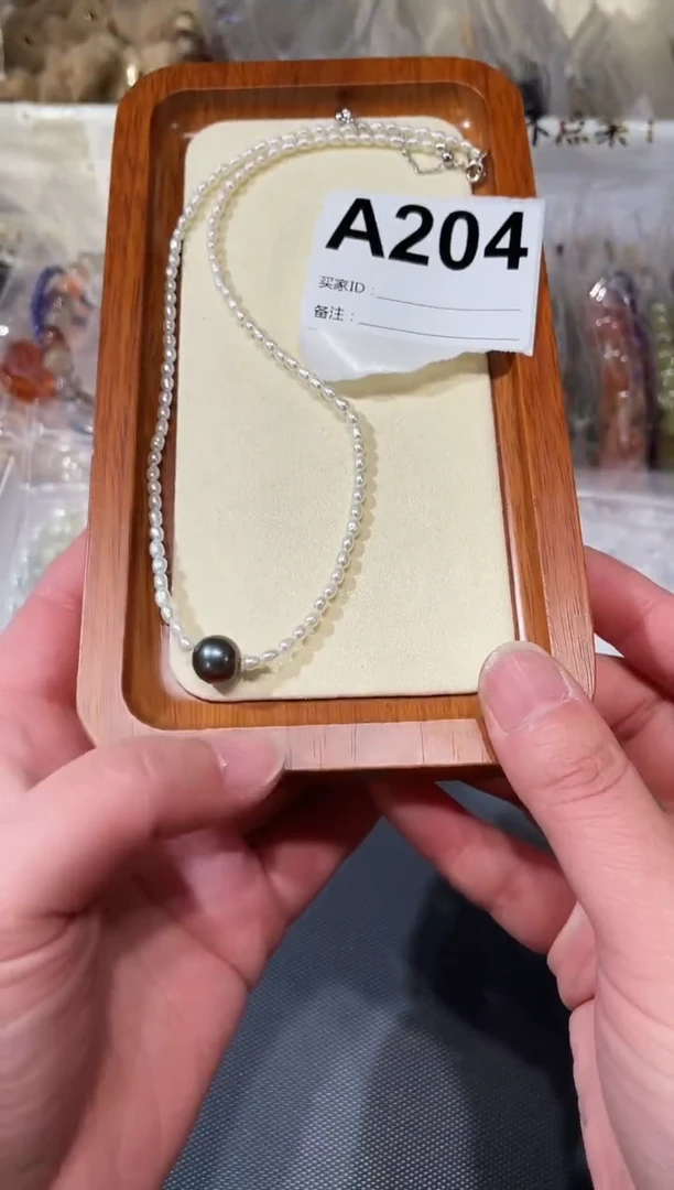 未镶嵌手绳淡水珍珠A204 珍珠锁骨链