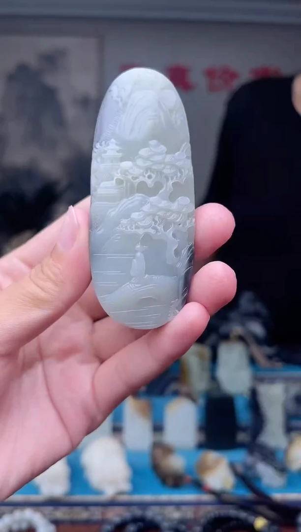 未镶嵌和田玉挂件1