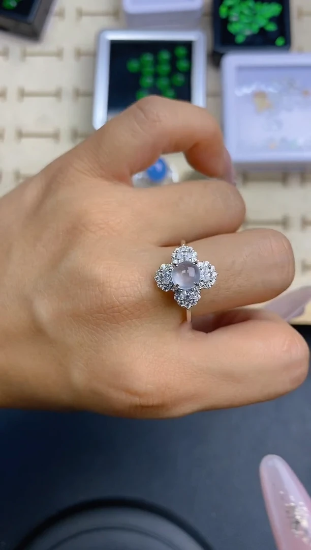 定制翡翠未镶嵌天然翡翠蛋面64