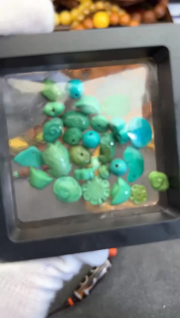 【闪购商品】绿松石手链合金绿松石手串1