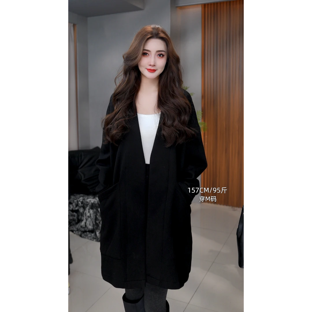 3658#新款西装式百搭时尚流苏风设计款外套