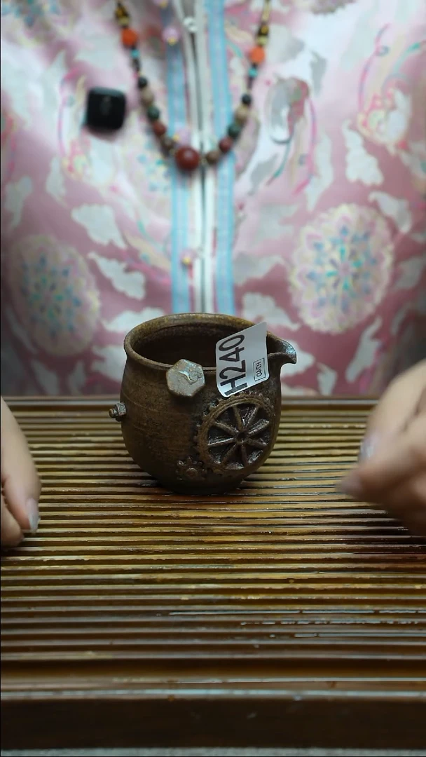 万古烧粗陶手工茶具