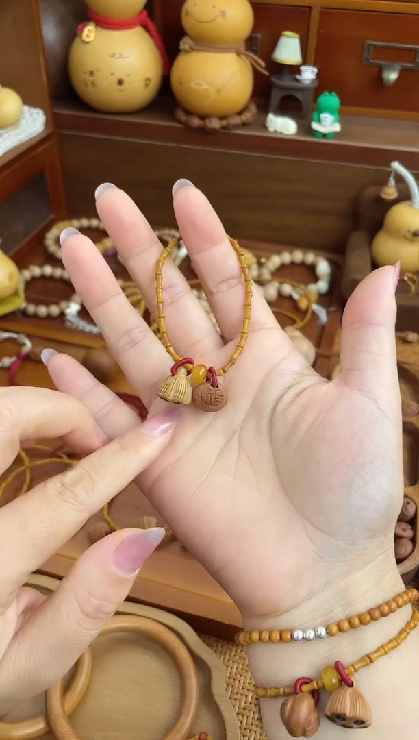 手串/手链核桃竹节手串一物一拍好运连连