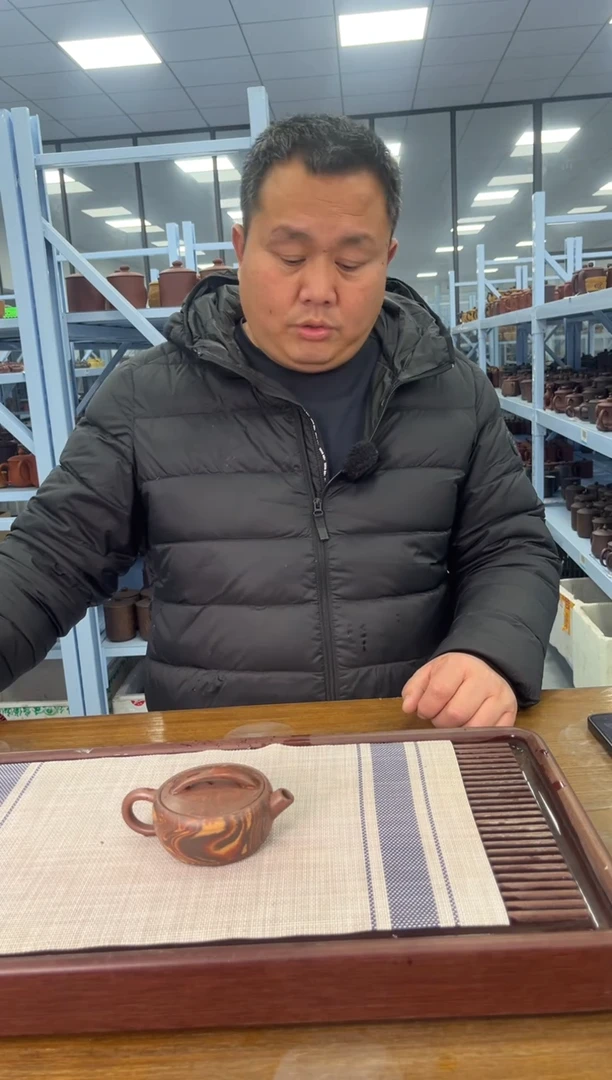 【闪购商品】紫砂茶杯绞泥一片瓦