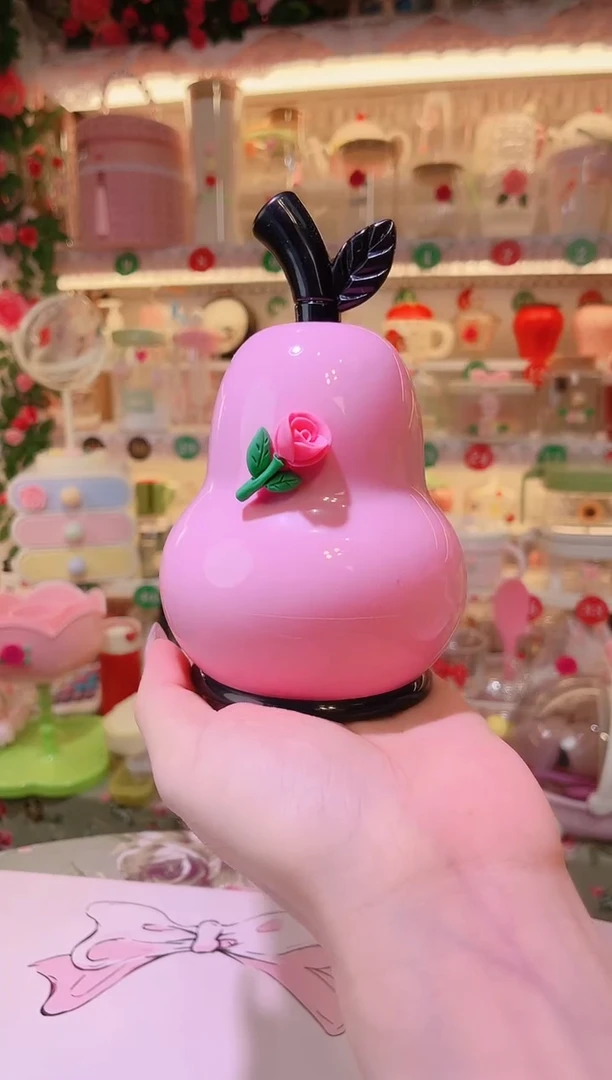 其他品质好发货快放心拍！粉色鸭梨牙签罐