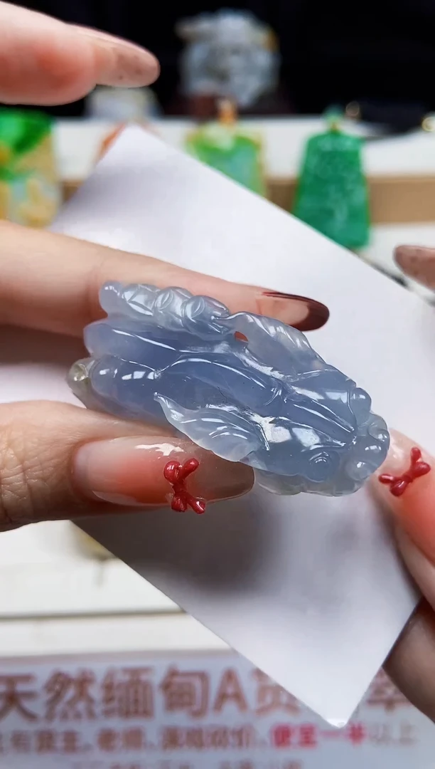 颈饰未镶嵌翡翠翡翠A货