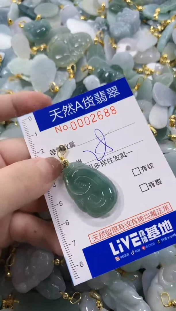 颈饰未镶嵌翡翠天然A货翡翠