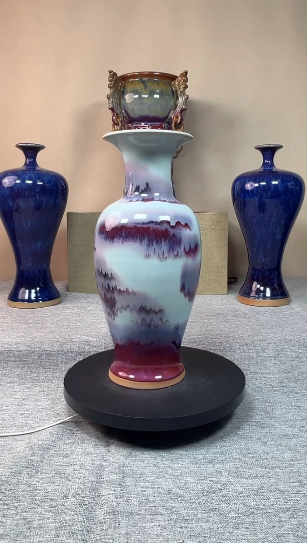 摆件神垕钧瓷收藏工艺品