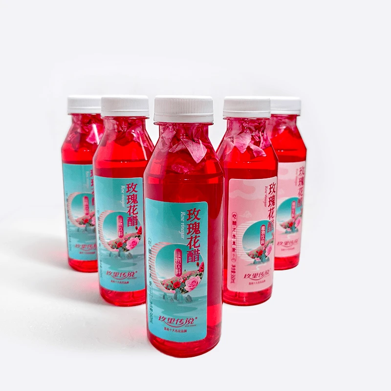 玫里传说360ml玫瑰花瓣醋0脂0卡