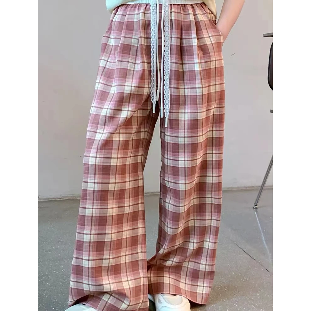 夏款女童格子裤1020