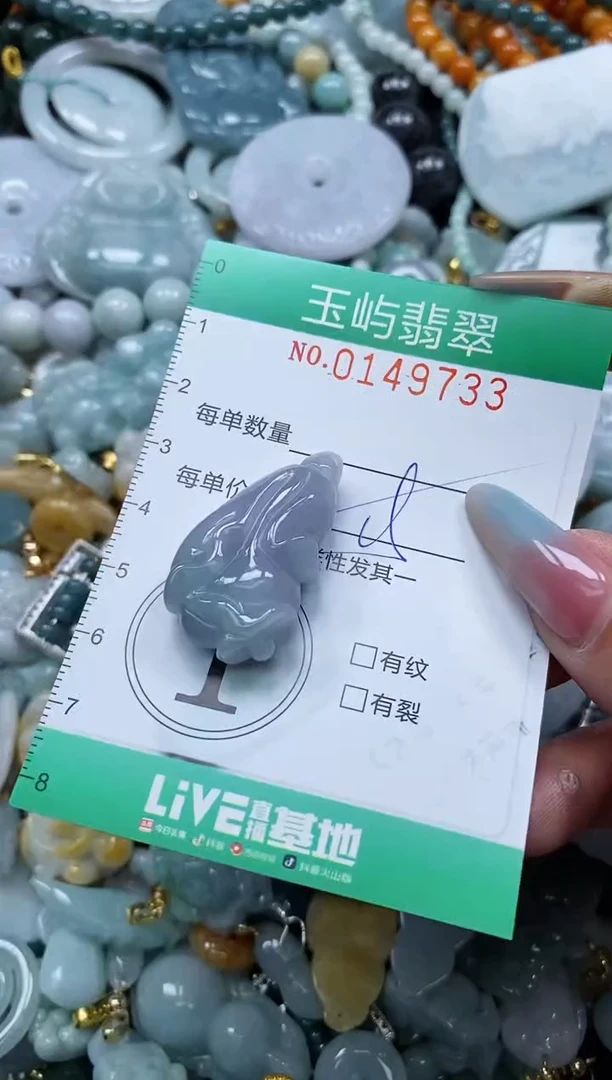 翡翠未镶嵌颈饰闪购0149733多样性发其一