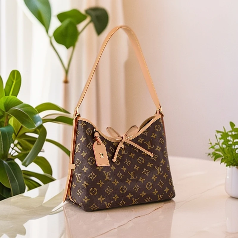 99新 LV LouisVuitton/路易威登 安静链接CARRYALL小号单肩包米兰