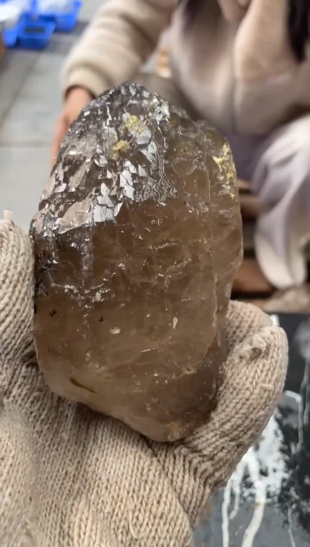 【闪购商品】烟晶原石未镶嵌天然茶水晶原石拍2单99发1