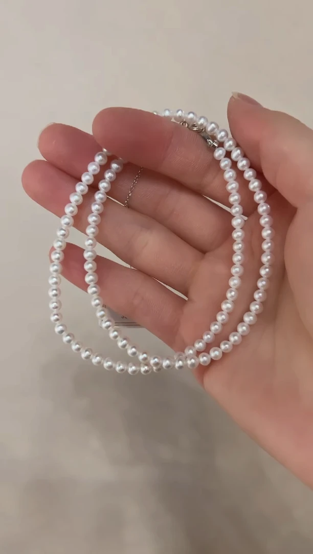 【闪购商品】淡水珍珠颈饰银S925镶嵌57】