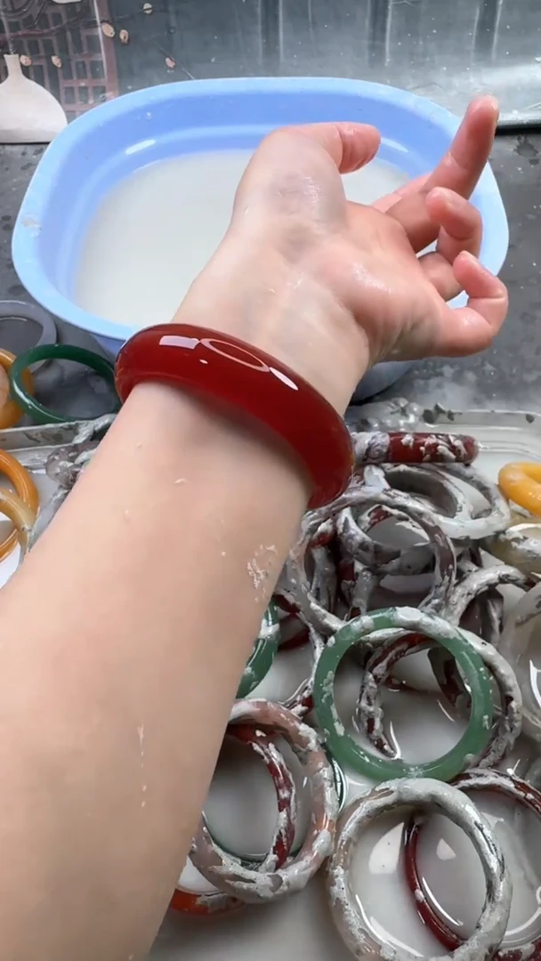 【闪购商品】玛瑙/玉髓手镯未镶嵌78 6465