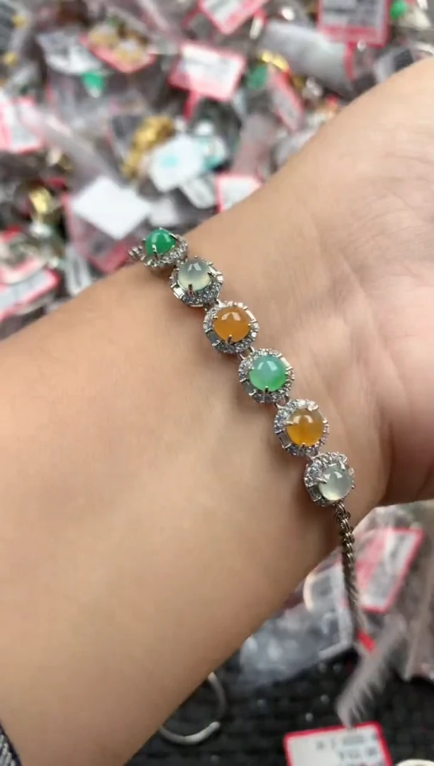 银S925镶嵌戒指翡翠444444   3