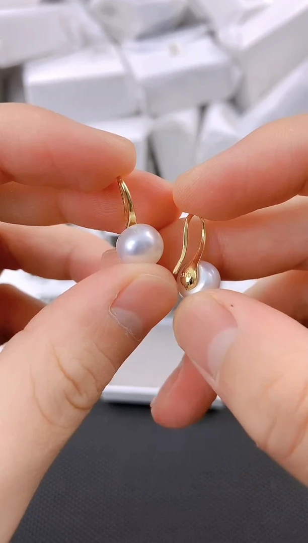 未镶嵌耳饰淡水珍珠ed1032