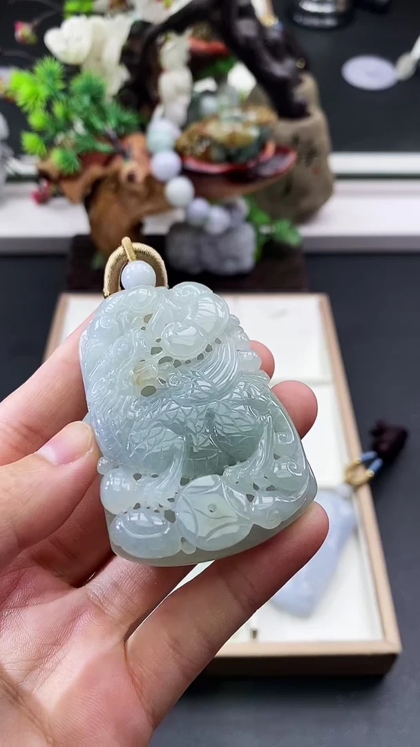颈饰未镶嵌翡翠天然缅甸A货翡翠
