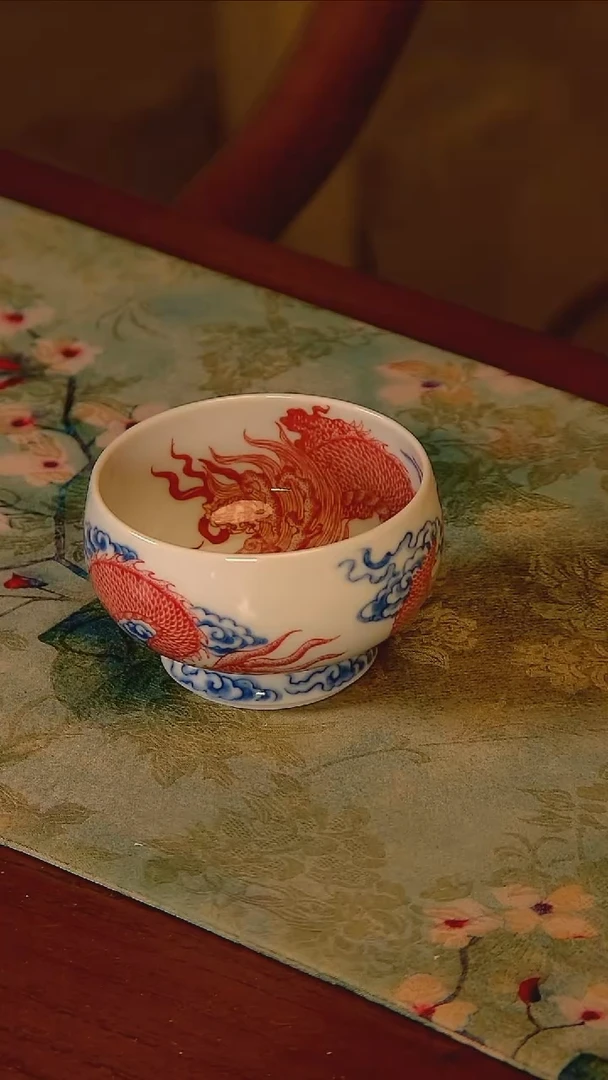 杯手工手绘杯杯很美丽