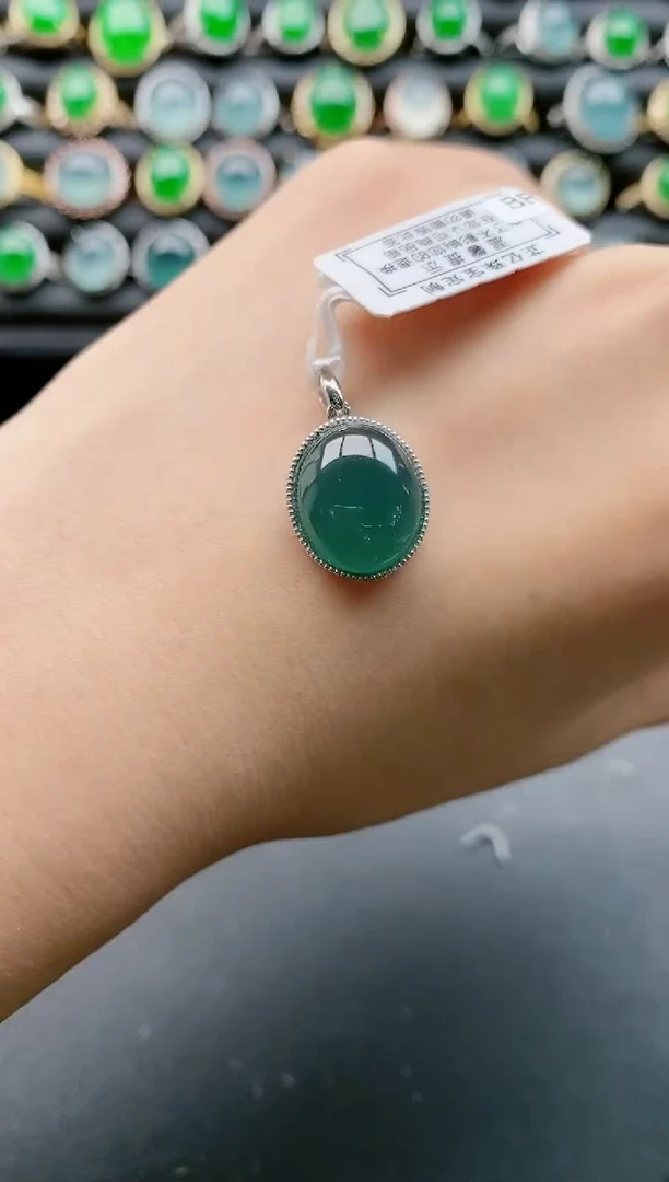 【闪购商品】翡翠戒指银S925镶嵌11111111