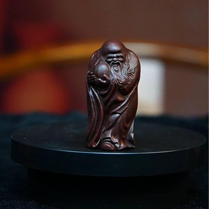 宜兴紫砂茶宠  寿星公