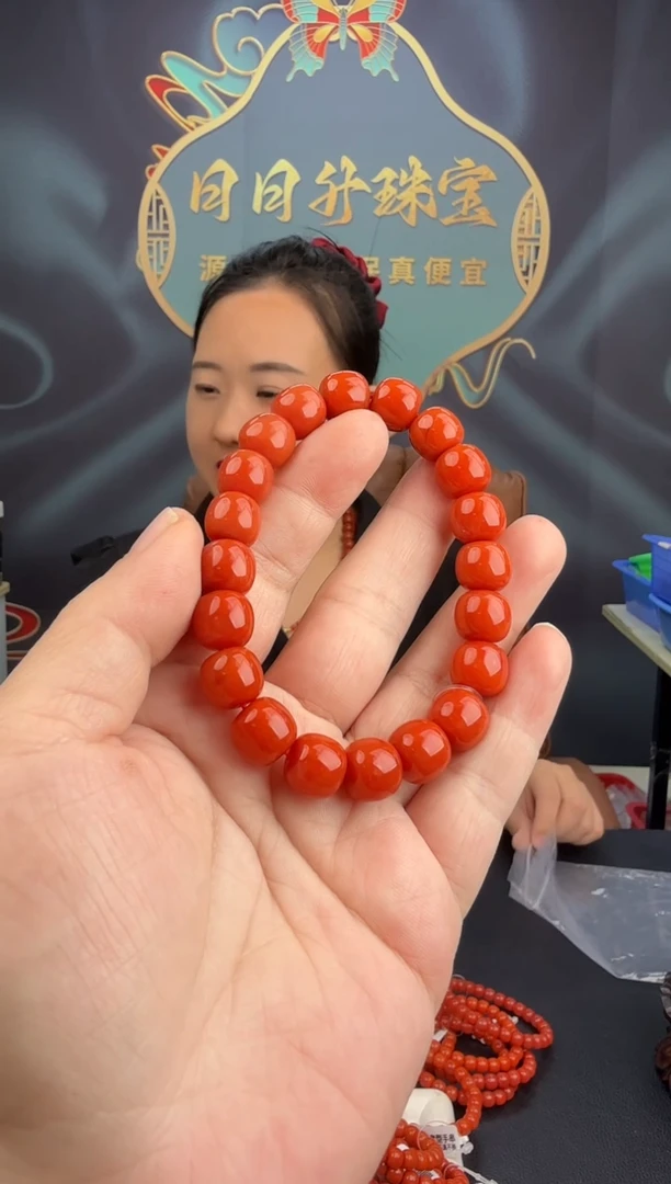 南红玛瑙手串未镶嵌002ZB0622产品一个