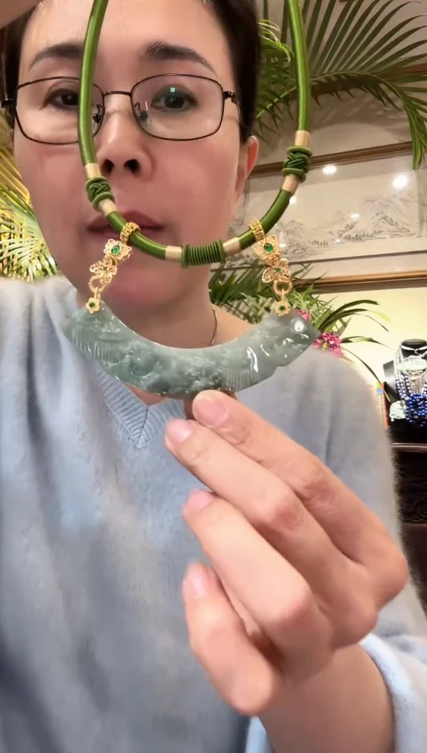 【闪购商品】翡翠颈饰未镶嵌国风