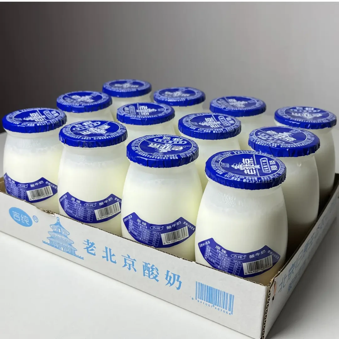 【顺丰】老北京酸奶风味发酵乳益生菌低温酸奶180g*12瓶（江浙沪皖）