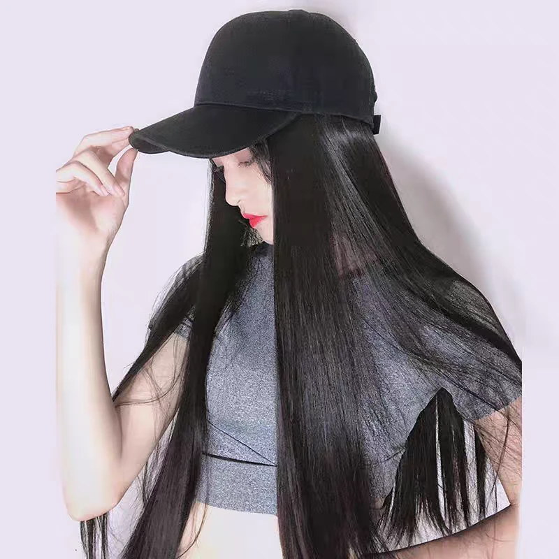 假发帽女黑棕色佩戴黄色爆款调节浅棕洋气时尚工厂浅棕色品牌黄色