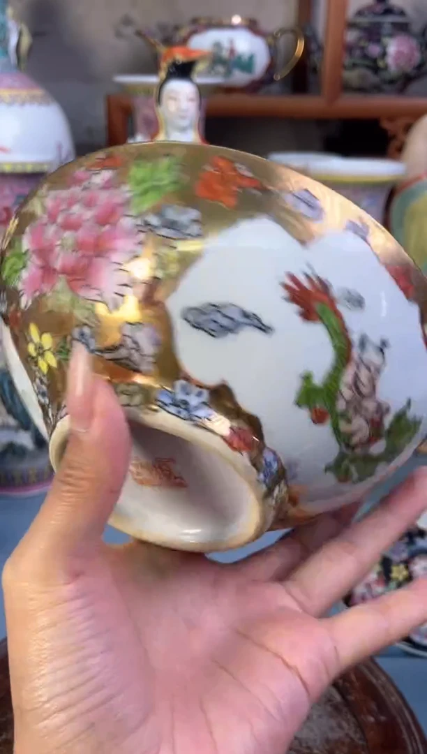 瓷片微瑕慎拍景德镇窑老厂瓷器单件