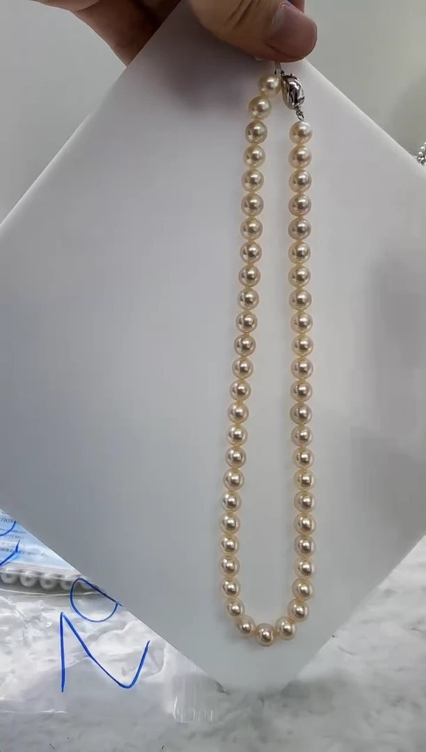 【闪购商品】海水珍珠DA未镶嵌t882 羽皇金8