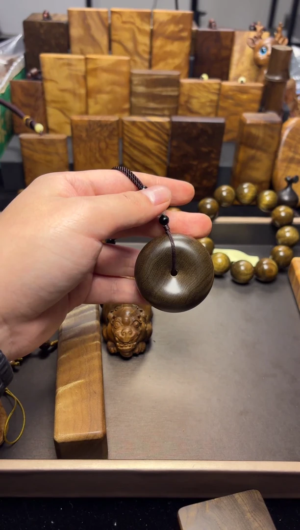 【闪购商品】楠木（金丝楠）其他平安扣87