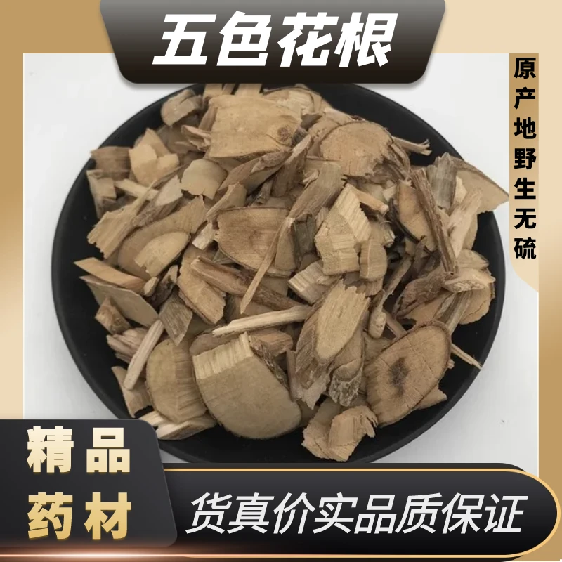 五色花根中药材马缨丹根七姐妹五色花根五彩花臭花头根如意草药料