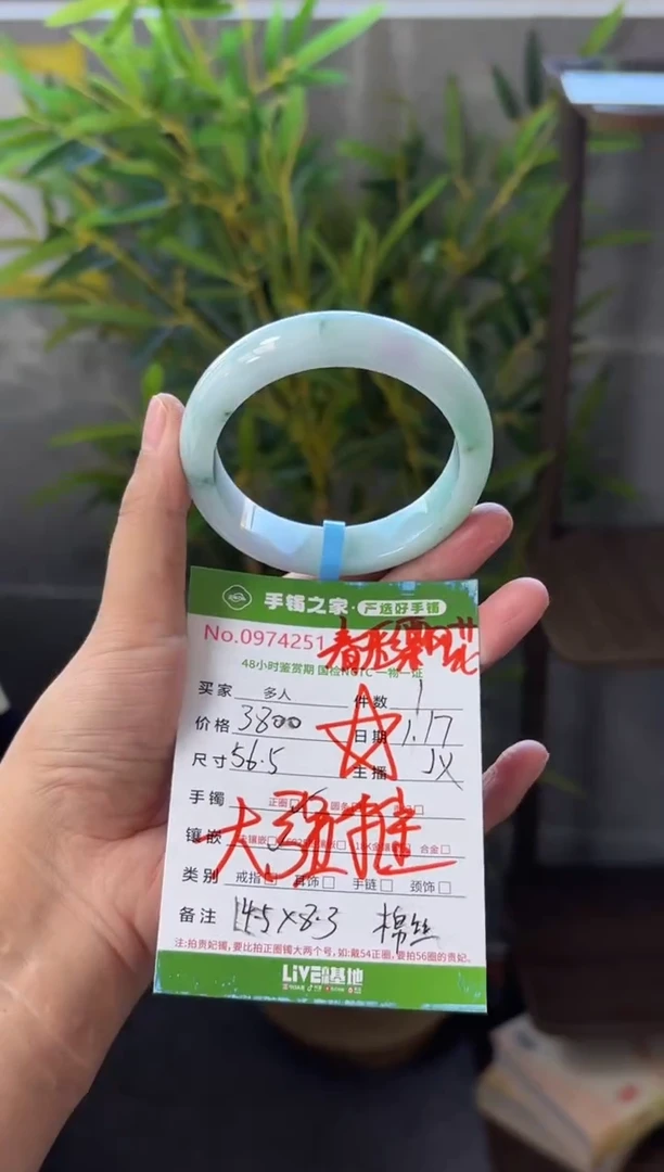 【闪购商品】翡翠手镯未镶嵌多人