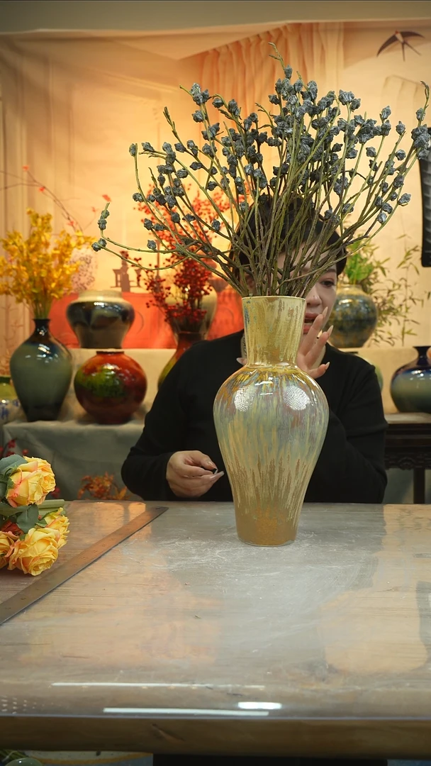 高32口8高温陶瓷花瓶