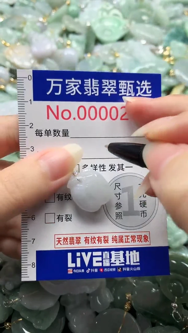 吊坠(不含链)未镶嵌翡翠0245
