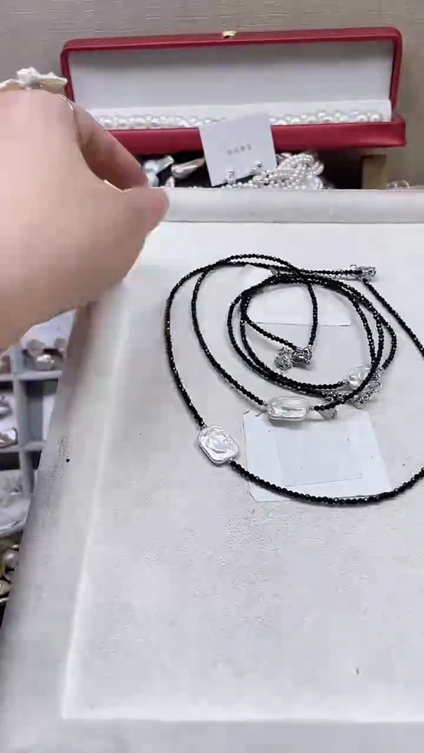 未镶嵌项链淡水珍珠【纯恬饰品】（多样性发货发一）