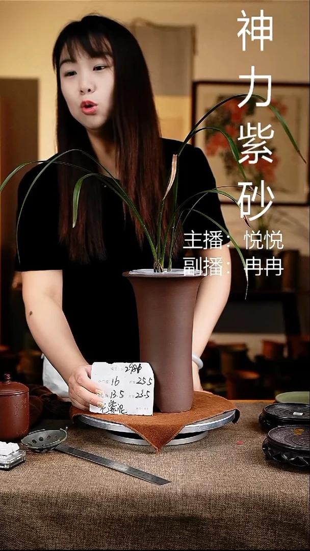 紫砂花盆花卉工艺2981